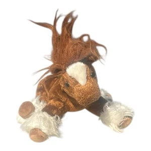 Ty Beanie Baby Baby Hoofer 2001 Retired Brown Horse Plush With Tag VTG - Picture 1 of 8