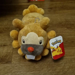 Pokemon Bidoof Plush Soft Toy 9 Inch Official Game Freak Nintendo New with Tags - Picture 1 of 6