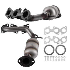 Manifold Catalytic Converter For Toyota Sienna 2004-2006 3.3L FWD Front + Rear - Picture 1 of 12