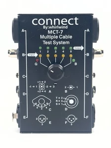 Whirlwind MCT-7 Multiple Cable Test System Audio Equipment. Cable Tester - Picture 1 of 6