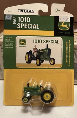 Tractor especial ERTL JOHN DEERE 1010 1/64 NUEVO EN PAQUETE Foto 1 de 3