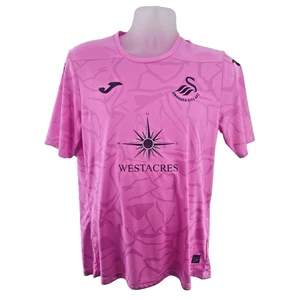 Swansea City Joma Men’s Third Football GK Jersey T-Shirt, Size L, Pink, 1 Fisher - Picture 1 of 15