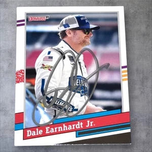 Dale Earnhardt Jr HELLMANNS RACING DONRUSS 2024 signed NASCAR HOFer card - Picture 1 of 1