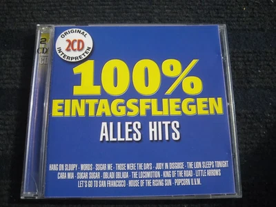 2CD 100% EINTAGSFLIEGEN - ALLES HITS (F.R. DAVID, ARCHIES, ROGER MILLER, McCOYS) - Bild 1 von 2