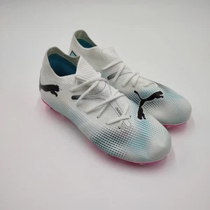 Tacchetti calcio Puma Future 7 Match FG/AG giovani taglia 2,5 - bianco/rosa (#A2-A4) - Foto 1 di 12