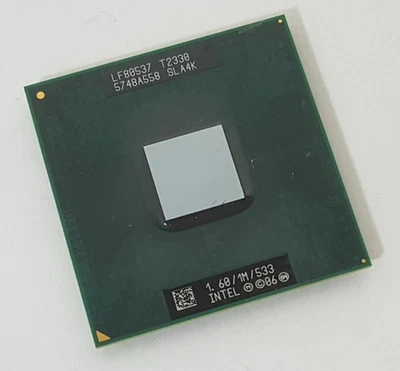 1.6 GHz Intel Pentium Dual Core T2330 SLA4K Notebook CPU Prozessor Sockel P 478 - Bild 1 von 2