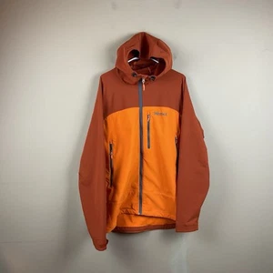 Marmot M3 Hooded Jacket Mens XL Orange Full Zip L/S Polyester - Picture 1 of 14