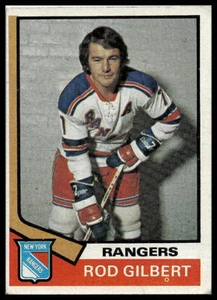 1974-75 Topps #201 Rod Gilbert - Imagen 1 de 2