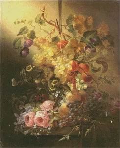 Needlework Crafts Full Embroidery Counted Cross Stitch Kits - Flowers Fruit Bird - Picture 1 of 4