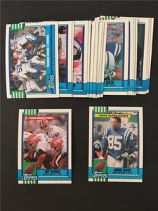 1990 Topps Indianapolis Colts Team Set With Traded 23 Cards - Bild 1 von 1
