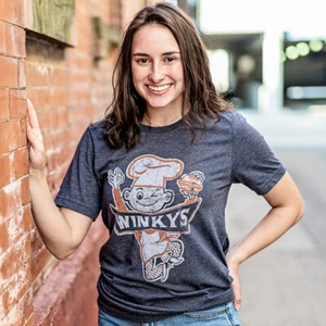 Winkys Hamburgers Pittsburgh Short-Sleeve Unisex T-Shirt - Retro Restaurant Tees - Picture 1 of 2