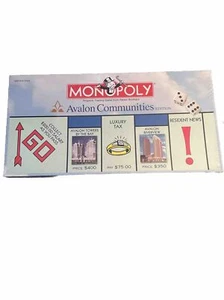 Vintage Monopoly Avalon Communities Edition Brettspiel - Hasbro - Neu & Versiegelt - Bild 1 von 2