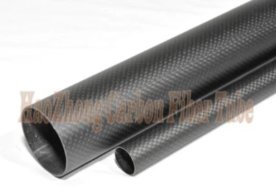 Factory Supply 30mm OD X 26mm 27mm 28mm X 500MM Wrapped Carbon Fiber Tube 3K - Image 1 of 4