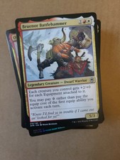 Custom Commander Deck ~ BATTLE DWARVES ~ Bruenor ~ Equipment 100 Card EDH Deck