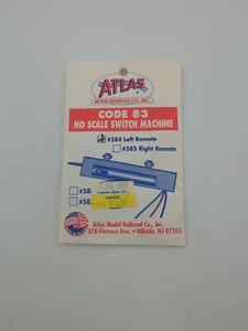 Atlas #584, Code 83 Switch Machine, Remote Left, HO Scale NOS - Picture 1 of 6