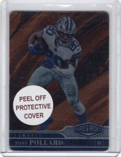 TONY POLLARD 2023 PLATES AND PATCHES 1/10 STEEL METAL GOLD no. 26 COWBOYS SSP