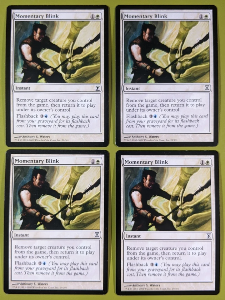 Momentary Blink x4 Time Spiral 4x Playset Magic the Gathering MTG - Image 1 of 1