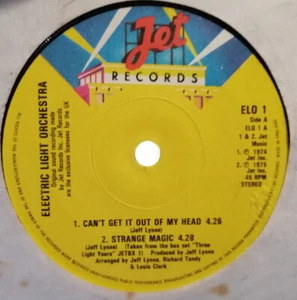 7" ELECTRIC LIGHT ORCHE The ELO EP ELO1 Jet Records UK - Picture 1 of 1