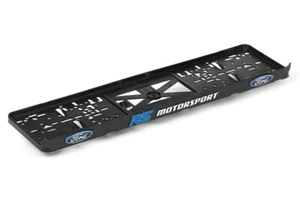 Ford RS Motorsp. 2xECHTE 3D-Effekt Kennzeichenhalter, Nummernschildhalter 1Paar - Bild 1 von 3