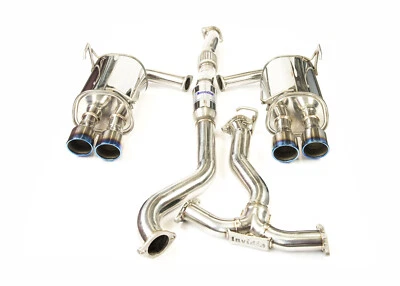 Invidia Q300 Cat Back Exhaust Ti Tips fits STI/WRX Sedan 2011-on HS15STIG3T - image 1 of 3