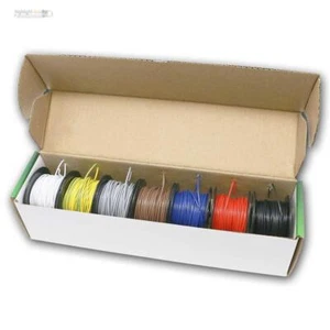 Surtido cordones de una sola cuerda 0,14 mm2, 7 bobinas a 10 m, cordones de conmutación/cable flexible - Imagen 1 de 6
