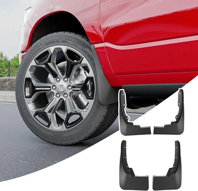 Splash Guard Mud Flap ABS 4PCS Mudguard For 2019 2020-2025 Dodge Ram 1500 - Image 1 of 4