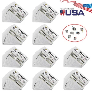 10-100 paquetes de brackets de ortodoncia dental mini ganchos MBT .022 3-4-5 EE. UU. - Imagen 1 de 14