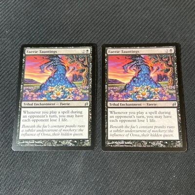 Faerie Tauntings Magic The Gathering Mtg Lorwyn Card 2 - Image 1 of 3