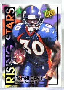 TERRELL DAVIS - 1997 FLEER Ultra - Rising Stars - Broncos - HOF