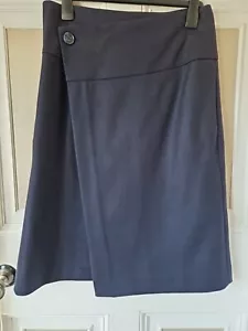 COS navy blue wool and cashmere skirt - 38 - UK 10 - ** NEW ** - Picture 1 of 4