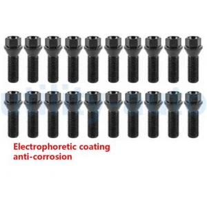 20pcs Wheel Lug Bolts Screws Nuts 36136781152 For BMW E66 E83 730Li 750Li 2.5i - Photo 1 sur 5