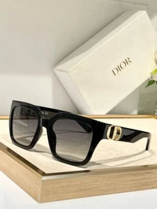 Christian Dior CD Montaigne Black Sunglasses - Picture 1 of 9