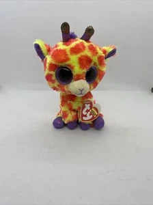Ty Beanie Boos - DARCI the Giraffe (6 Inch)(2014 Justice Exclusive) NEW MWMT - Picture 1 of 2