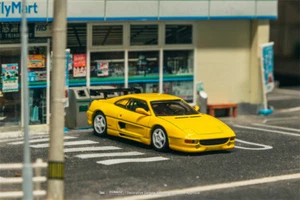 (Pre-order)Tarmac Works 1:64 F355 Challenge Yellow Model Car - Picture 1 of 4