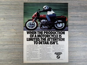 BMW R65LS Motorcycle Germany 1983 Vintage Print Ad - Picture 1 of 1
