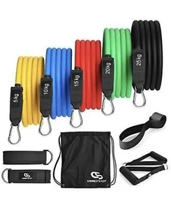 Brand New Coresteady Resistance Bands 5 Set 5-25kg with Bag - Picture 1 of 6