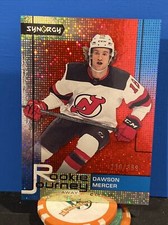 2021-22 Upper Deck Synergy Rookie Journey Dawson Mercer /399 New Jersey Devils