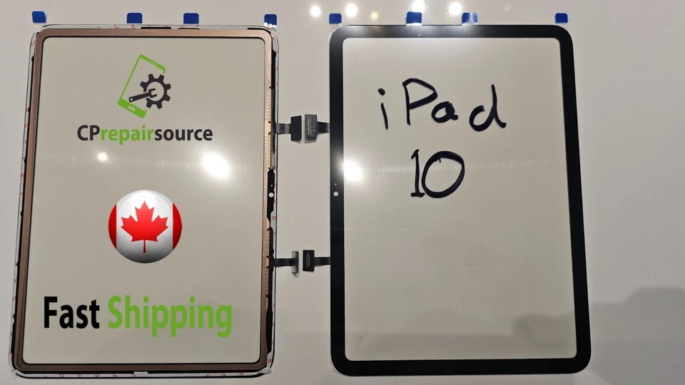 iPad 10 10ª Gen 2022 10.9" Repuesto Pantalla Táctil Digitalizador Cristal + Adhesivo Foto 1 de 1