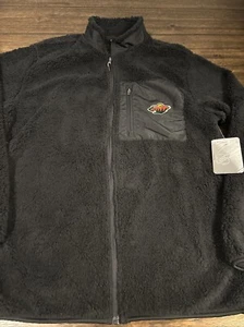 Minnesota Wild NHL Full Zip Sherpa Fleece Jacket Men’s Size L Large Black - Bild 1 von 6