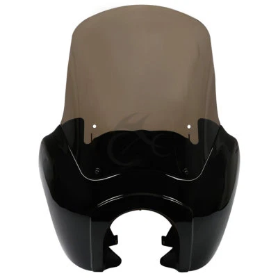 Front Fairing w/ 15'' Windshield Windscreen For Harley Dyna Wide Glide 2006-2017 - Image 1 of 4