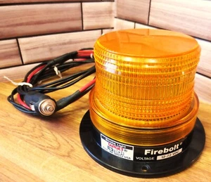 Luz estroboscópica ámbar Federal Signal Firebolt (12-72VCD) HECHA EN EE. UU. Funciona súper limpia - Imagen 1 de 9