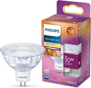 PHILIPS LED Classic Light Bulb Warm White Dimmable 2200-2700K 7W-50W 1-Pack NEW - Picture 1 of 2