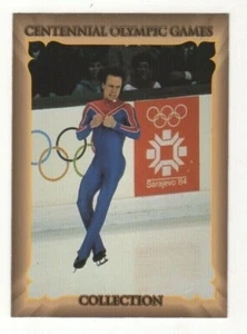 Atlanta Olympic Games Card - 1996. Figure Skating Scott Hamilton Sarajevo 1984 - Picture 1 of 1