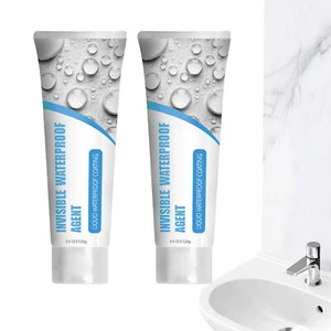 2pcs Invisible Waterproof Glue Transparent Clear Waterproof Patch Seal Liquid - Picture 1 of 12