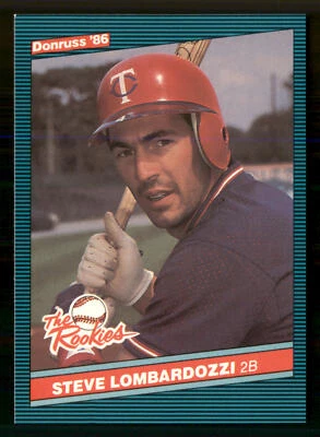 1986 Donruss The Rookies #18 - Steve Lombardozzi - RC -  Twins - Image 1 of 2