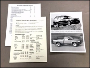 1994 Mazda B4000 B3000 Truck Original Photo and Press Release Brochure and Specs - Picture 1 of 3