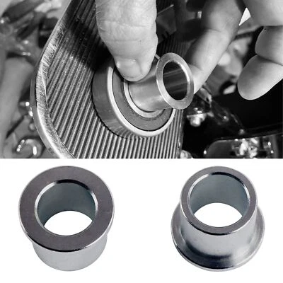Reductores de cojinete de rueda trasera y delantera espaciadores reductores de eje de 1" a 3/4" para Harley Foto 1 de 4