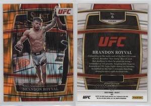 2022 Panini Select UFC Concourse Orange Flash Prizm Brandon Royval #6