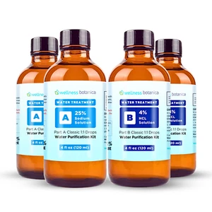 Water Treatment Drops 4oz (2 Kits Part A & B ) - Wellness Botanica - Picture 1 of 10
