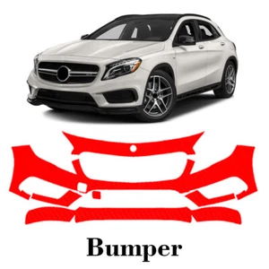 bumper PreCut PPF Paint Protection Film For Mercedes Benz GLA45 AMG 2014-2017 - Picture 1 of 7